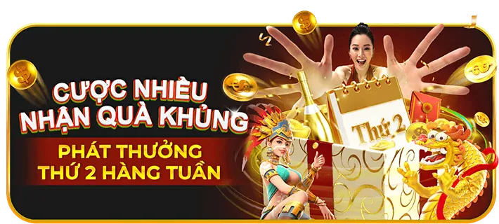 Thưởng nạp lại hàng tuần 77aog